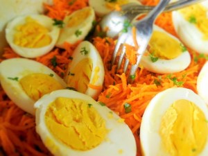 Carottes râpĂ©es – Oeufs durs