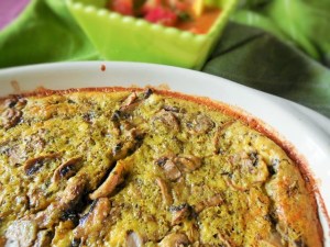 Clafoutis aux champignons de&nbsp;Paris