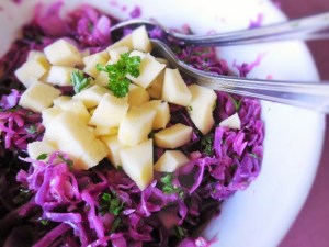 Chou rouge en&nbsp;salade