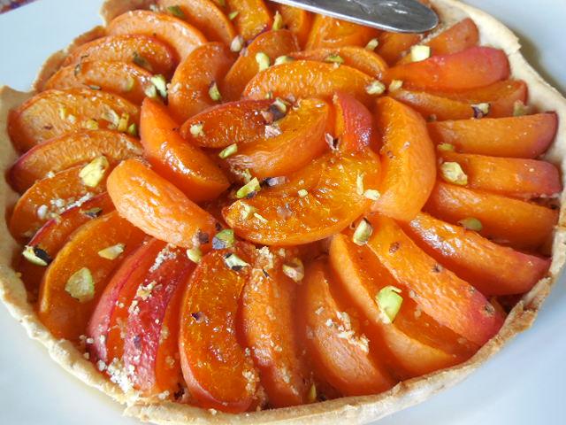 Tarte fine aux&nbsp;abricots