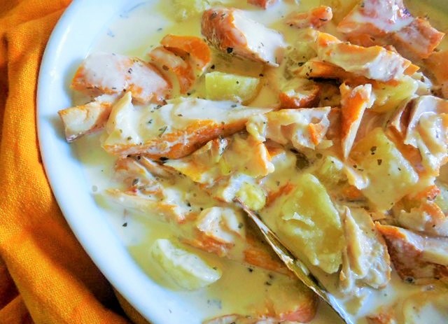 Haddock et pommes de terre à la&nbsp;crème