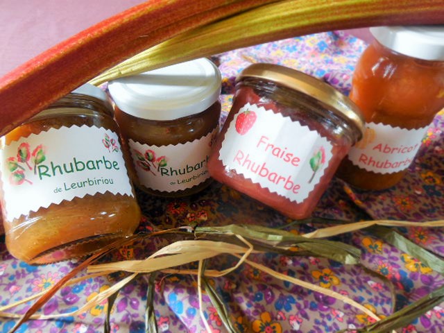 Confiture de rhubarbe&nbsp;vanillée