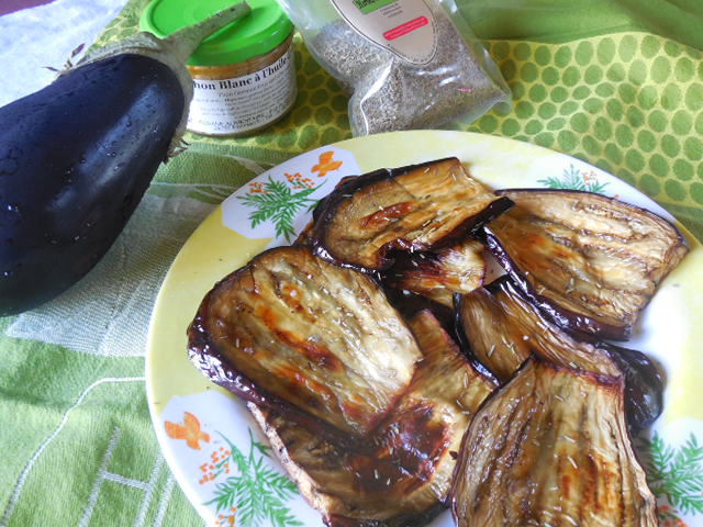 Aubergines grillées au&nbsp;four