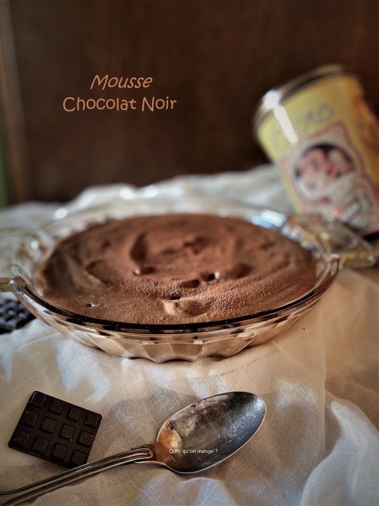 Mousse au chocolat noir