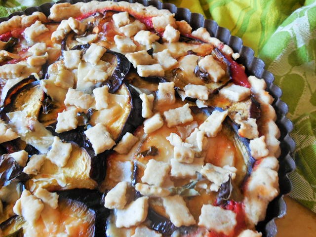 Tarte tomate et&nbsp;aubergine