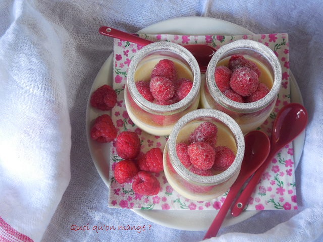 Lemon Posset aux framboises