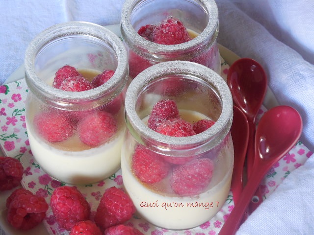 Lemon Posset aux framboises