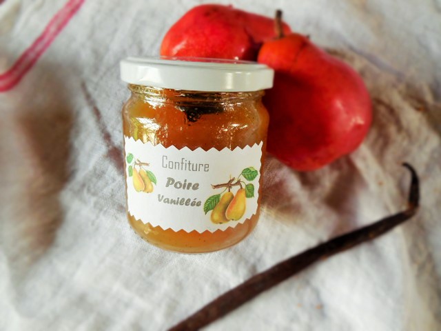 Confiture de poires&nbsp;vanillées