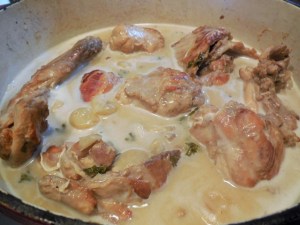 Lapin Ă la normande