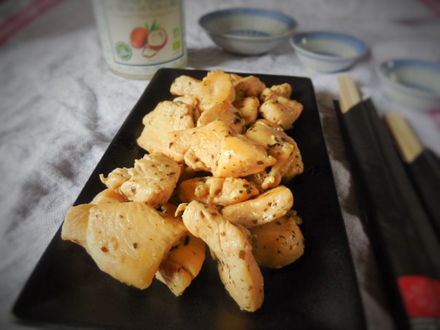 Poulet citronné grillé à l&rsquo;huile de&nbsp;coco