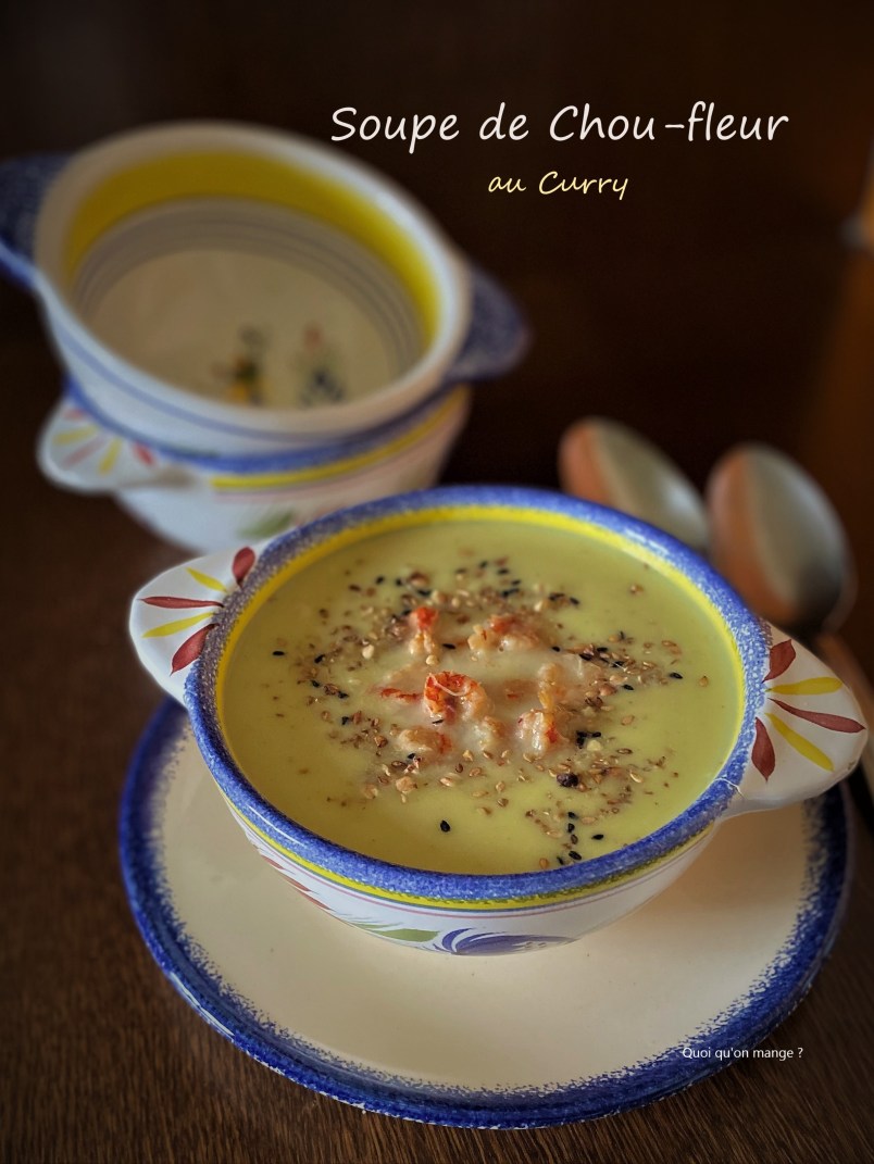 Soupe de chou-fleur au curry