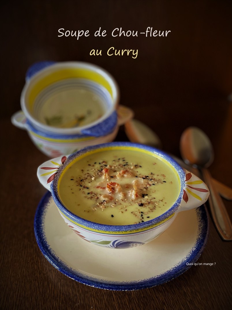 Soupe de chou-fleur au curry