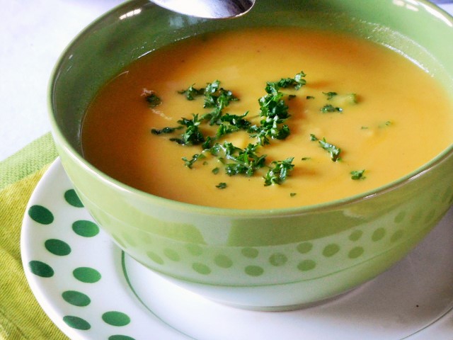 Velouté de carottes au lait de&nbsp;coco