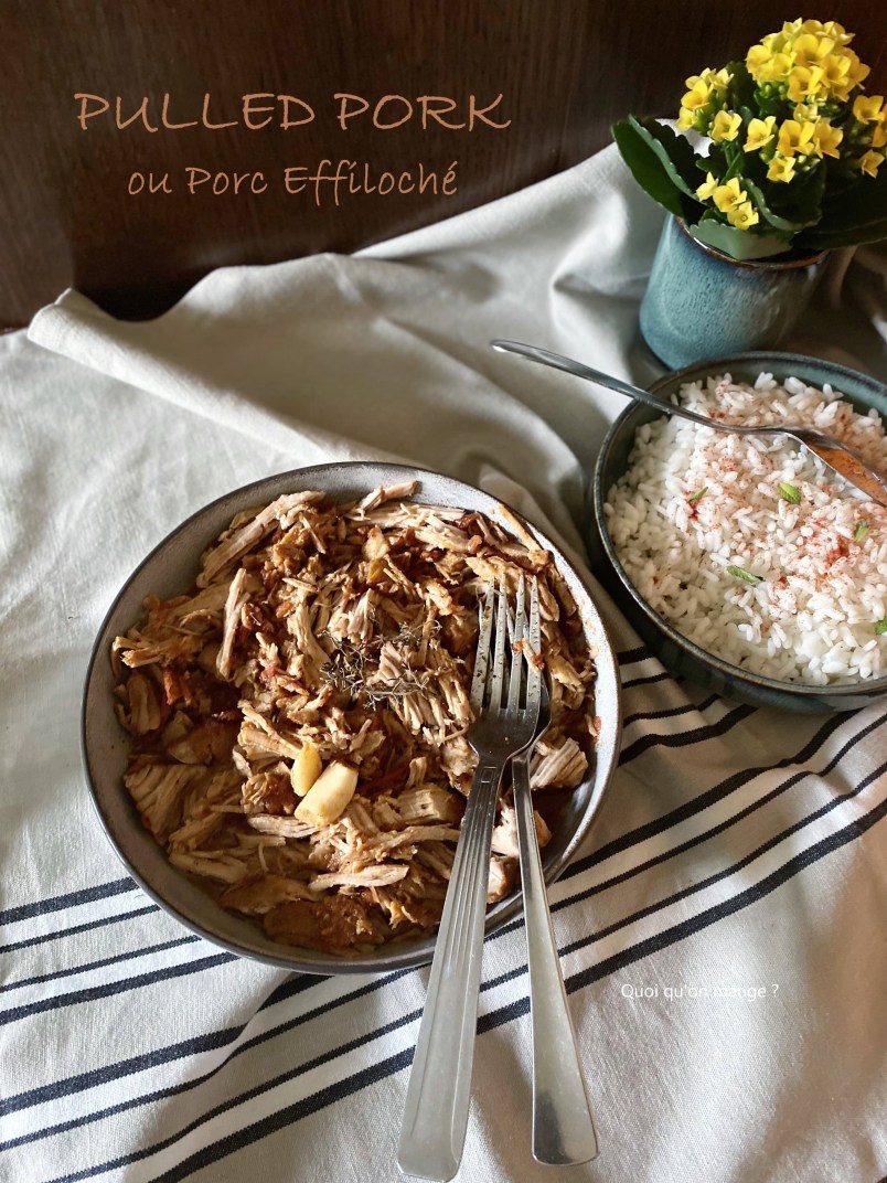Pulled Pork ou Porc Effiloché