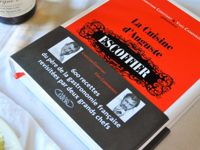 Livre &lsquo;La cuisine d&rsquo;Auguste Escoffier&rsquo; de Ch Constant et Y.&nbsp;Camdeborde