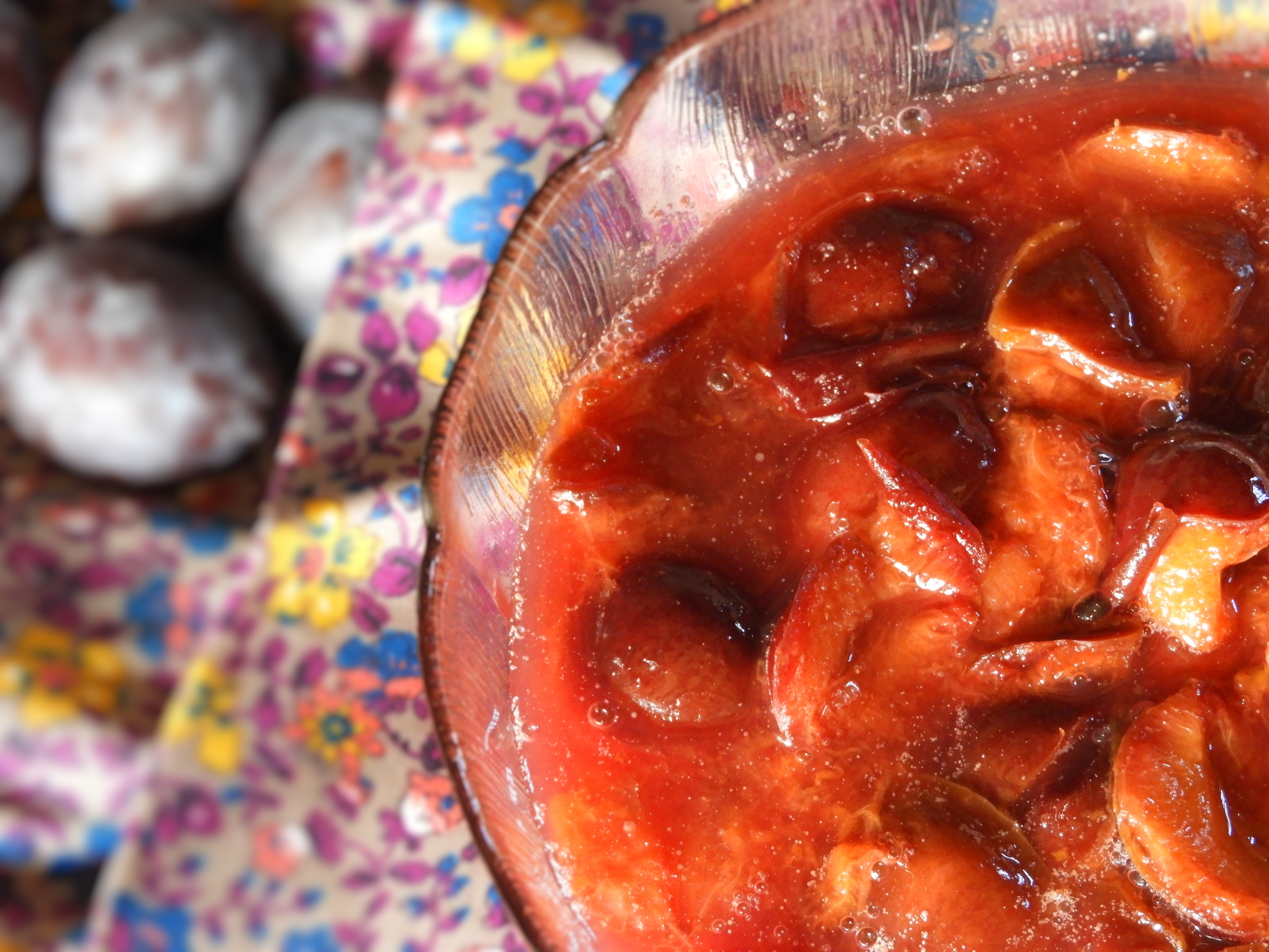 Soupe de quetsches à la&nbsp;cannelle