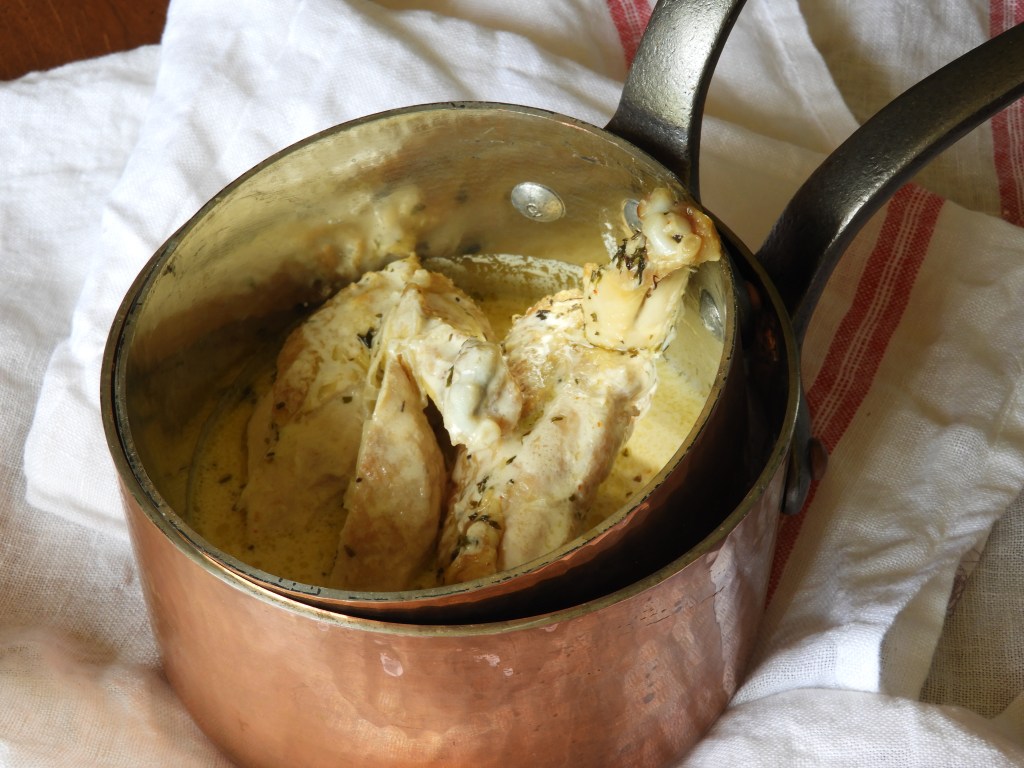 Suprêmes de poulet à la&nbsp;crème
