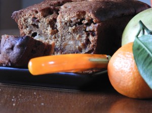 Cake poire et chocolat au caramel