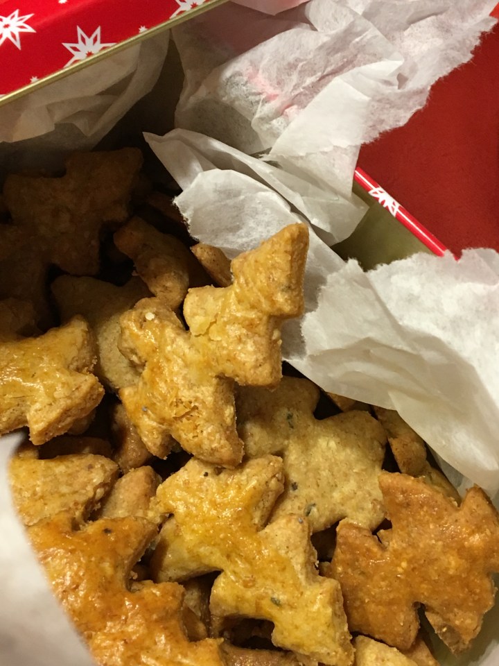 Biscuits apéro au thym et à l&rsquo;huile&nbsp;d&rsquo;olive