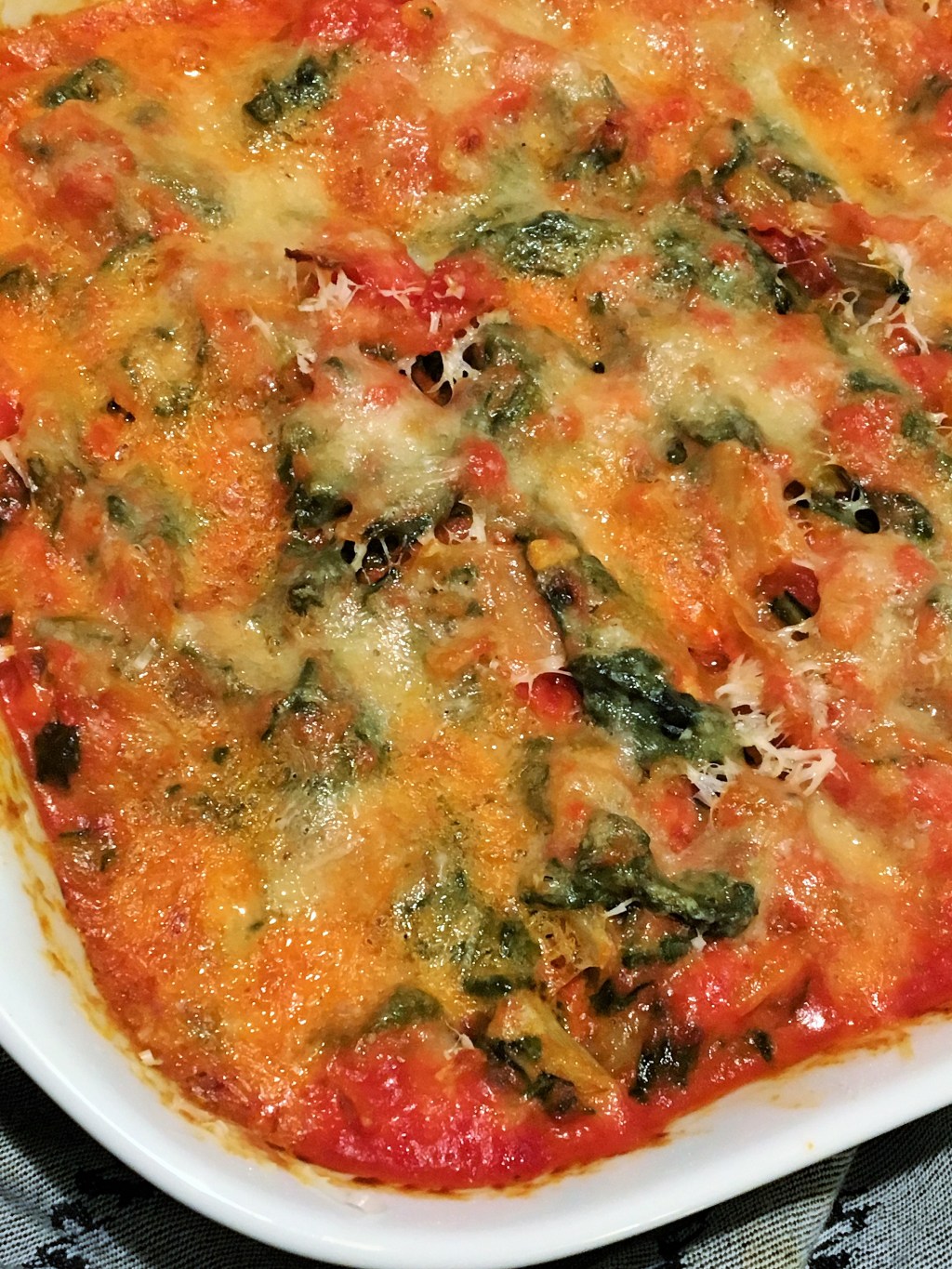 Gratin de blettes à la&nbsp;tomate