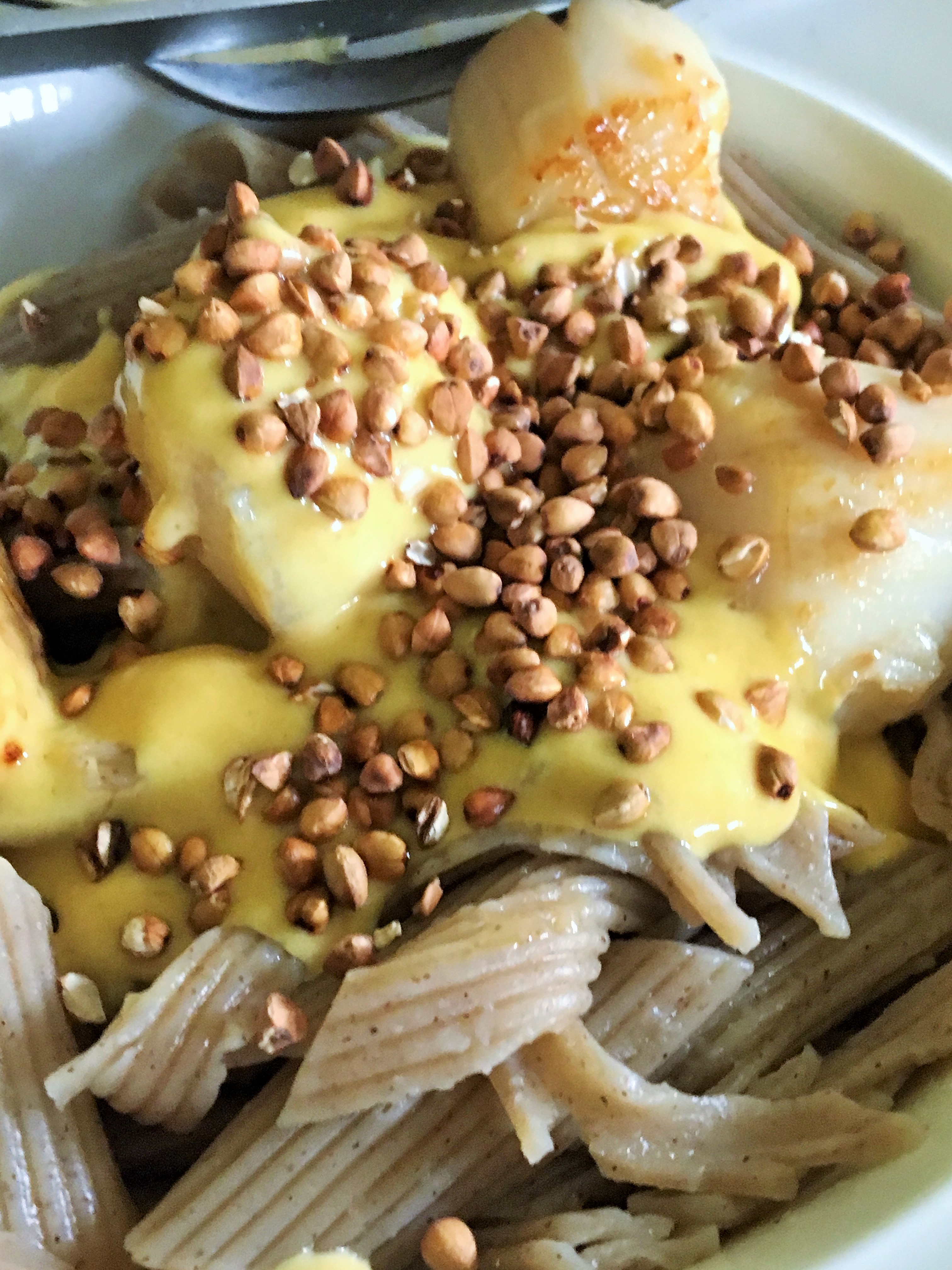 Penne Sarrasin aux noix de St&nbsp;Jacques