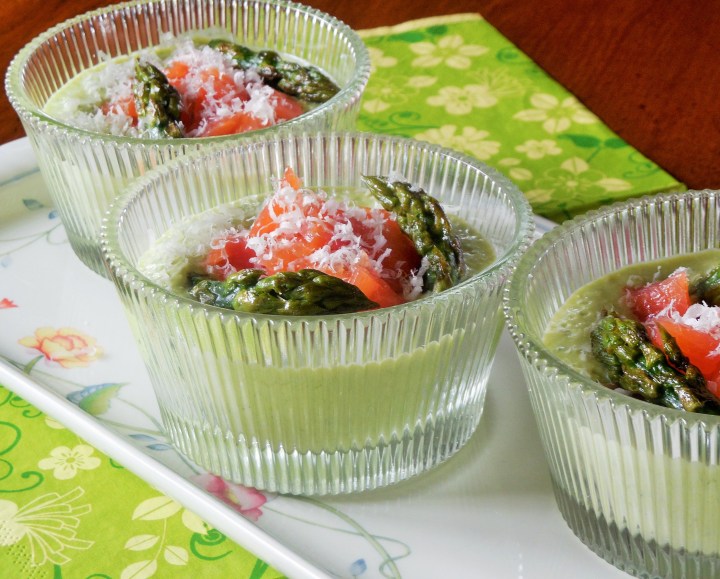 Mousseline d&rsquo;asperges vertes