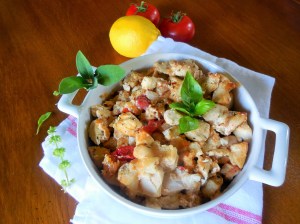 Blanc de poulet, tomate et&nbsp;mozzarella