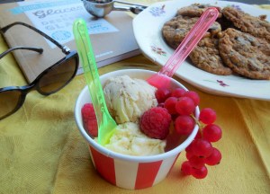 Glace à la vanille&nbsp;crémeuse