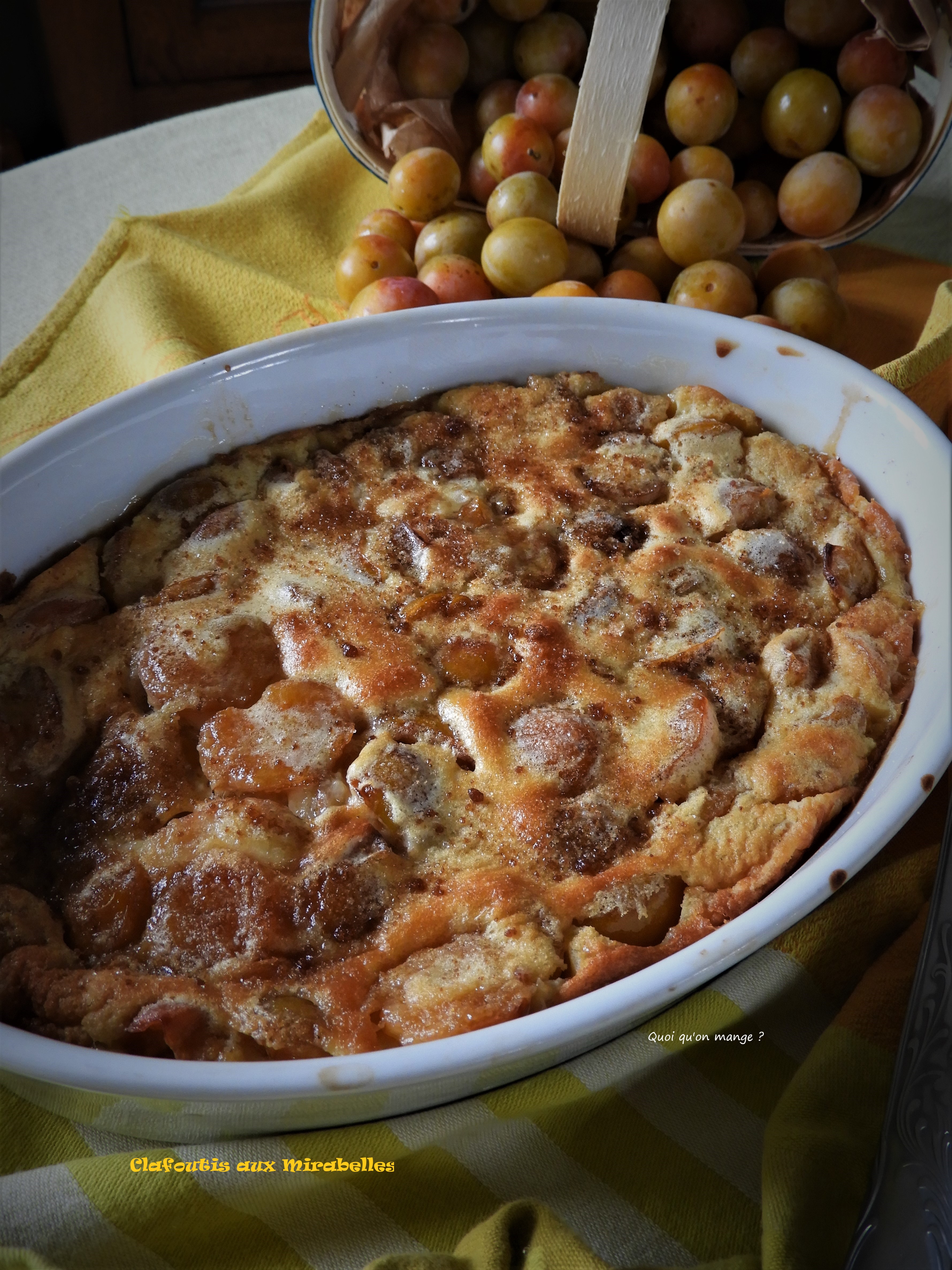 Clafoutis aux mirabelles