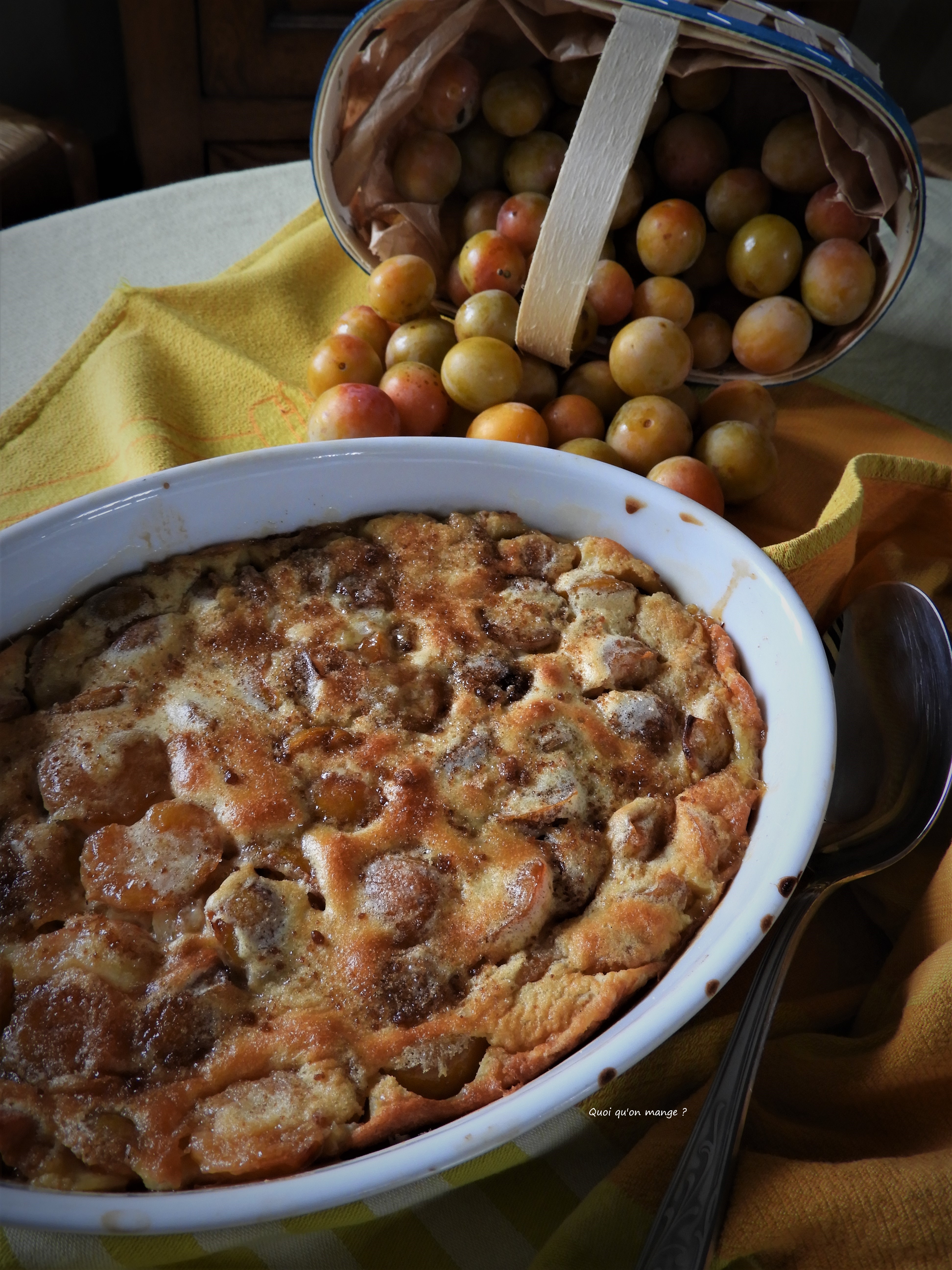 Clafoutis aux mirabelles