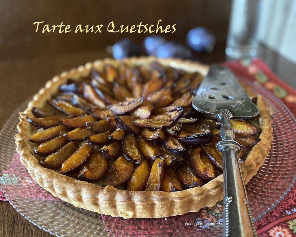 Tarte aux quetsches