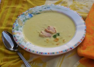 Velouté de coco de Paimpol au lait de coco