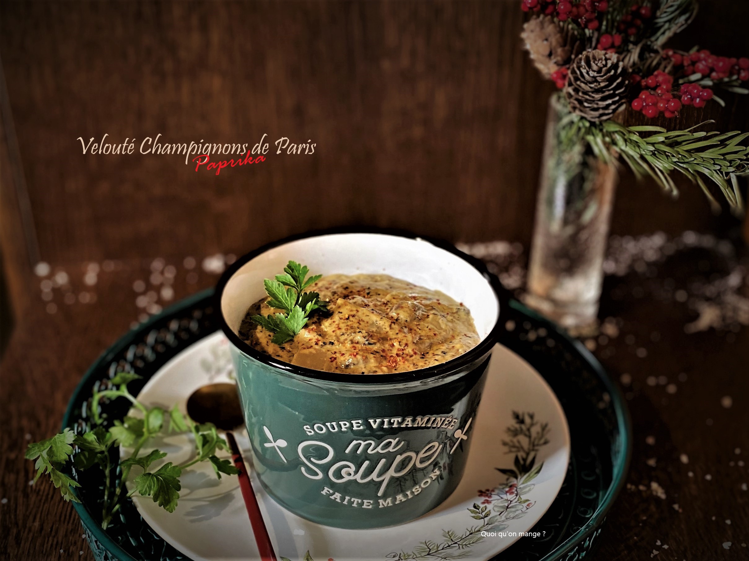 Velouté de Champignons de&nbsp;Paris