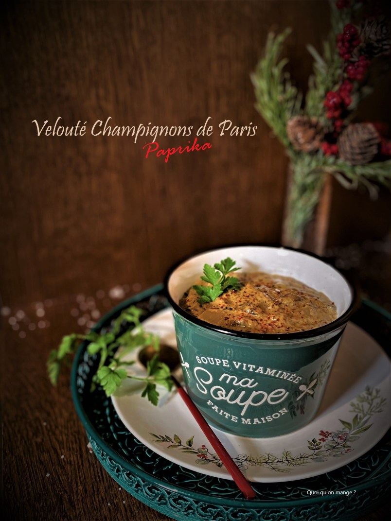 Velouté de Champignons de Paris au Paprika