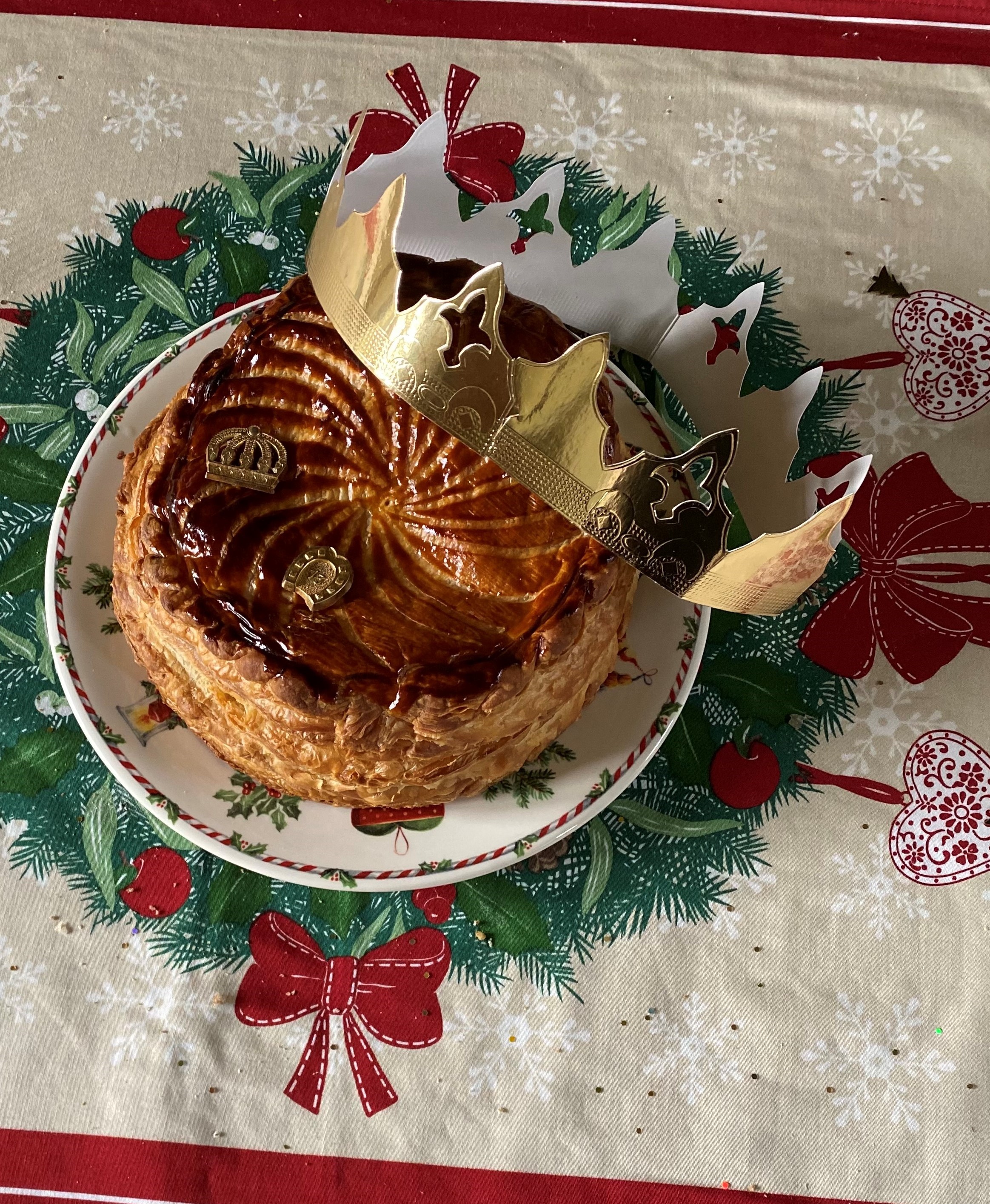 Galette des Rois à la&nbsp;frangipane