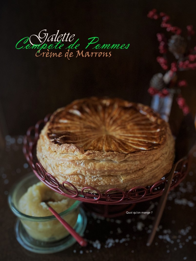 Galette Compote de Pommes & Crème de Marron