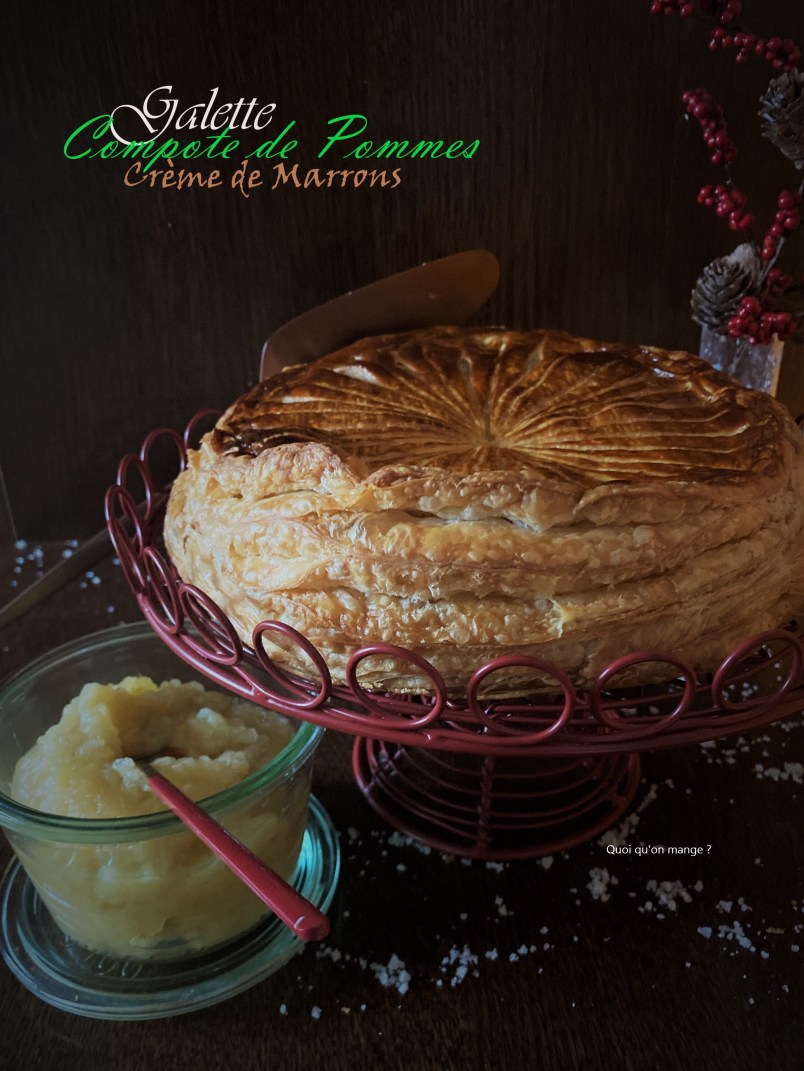 Galette Compote de Pommes & Crème de Marron
