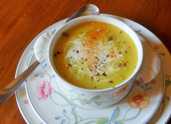 Velouté de panais aux deux&nbsp;pommes