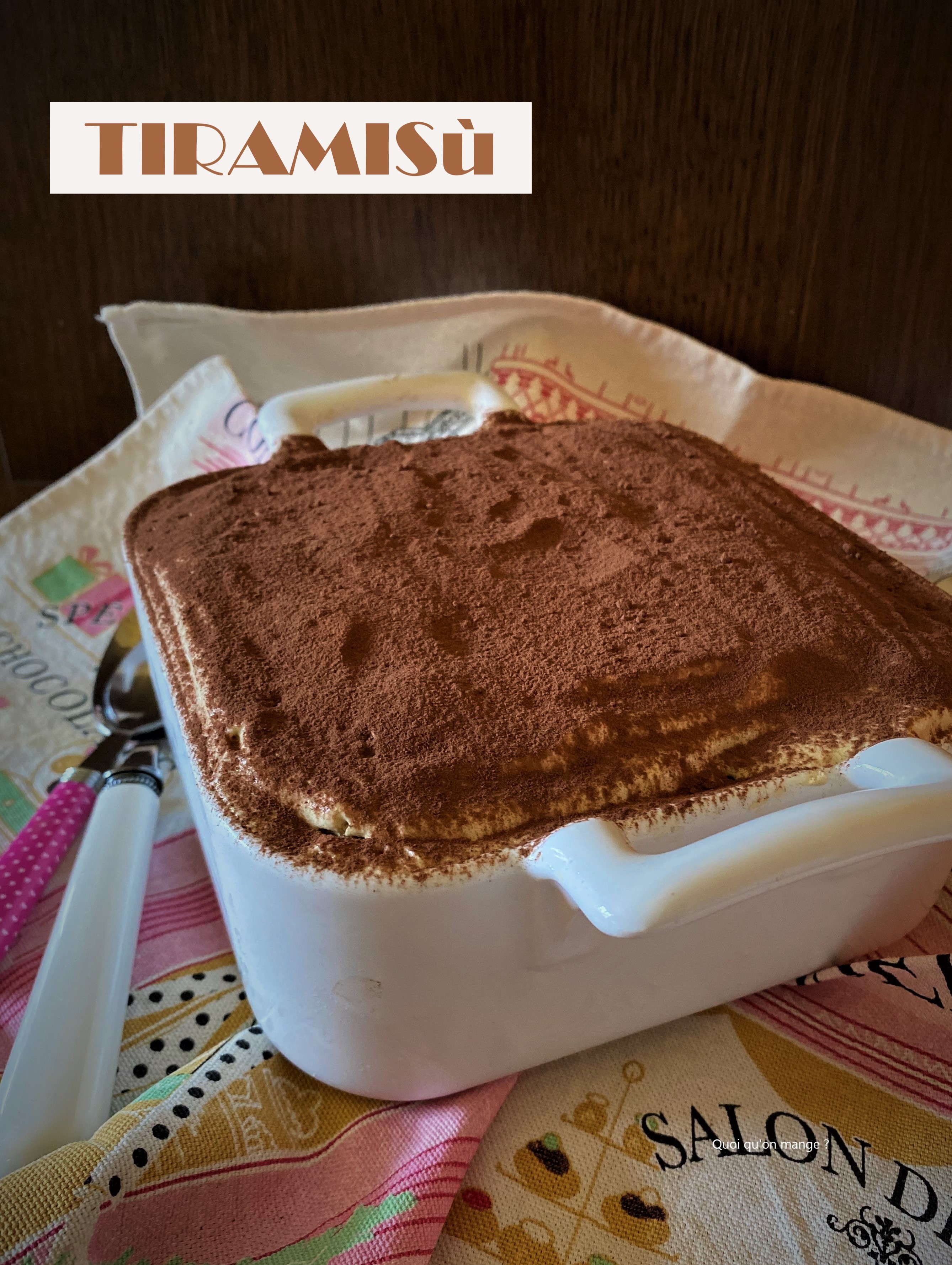 Tiramisù traditionnel