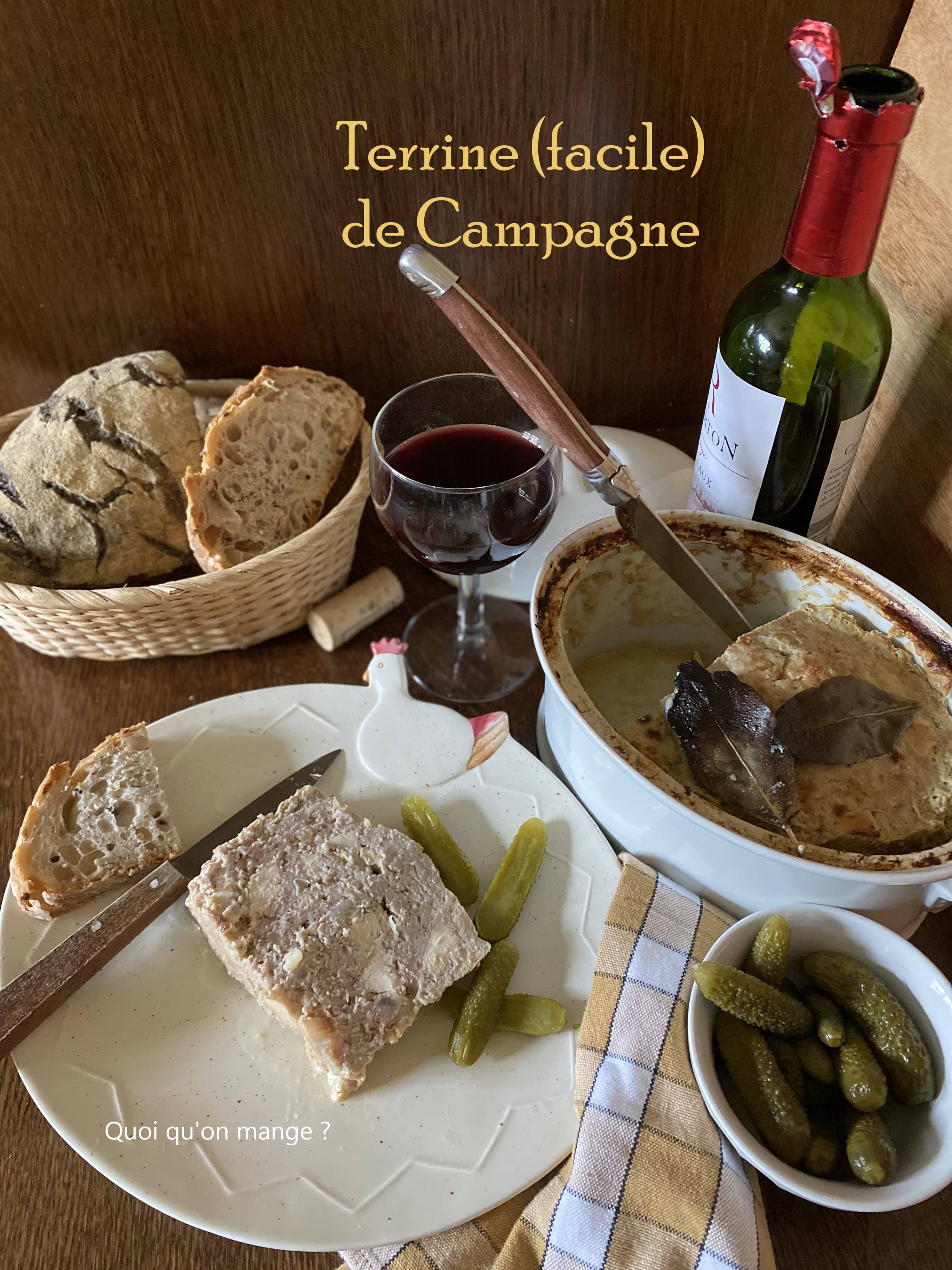 Terrine (facile) de campagne