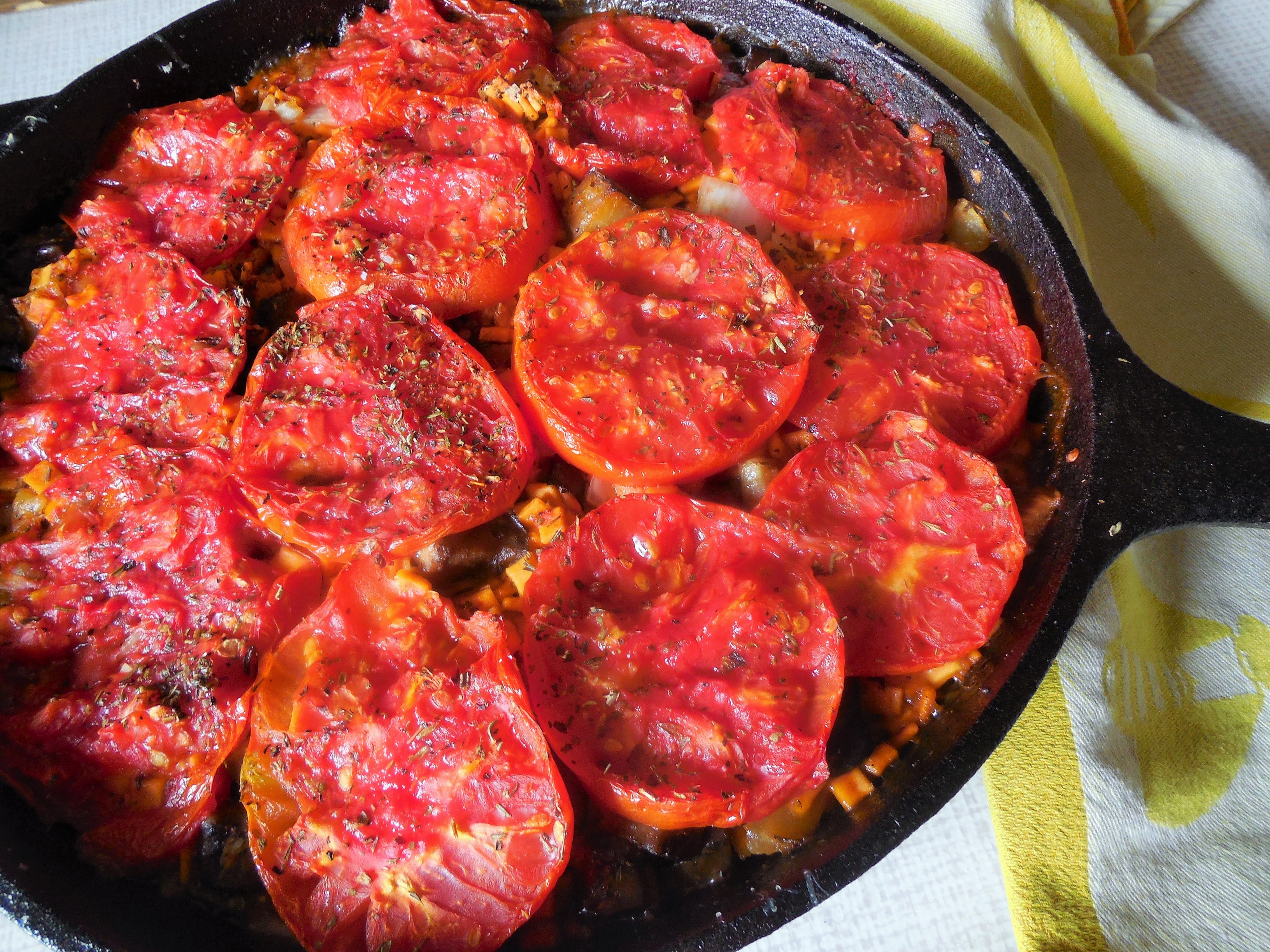 Crozets à l&rsquo;aubergine au&nbsp;four