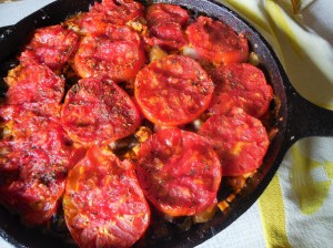 Crozets Ă l’aubergine au four