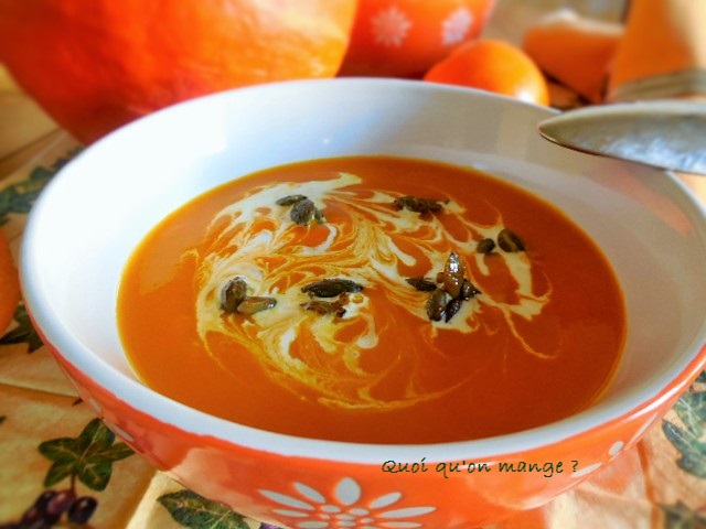 Soupe de potimarron de Y. Ottolenghi