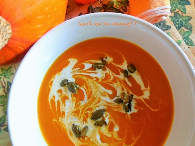 Soupe de potimarron de Y. Ottolenghi