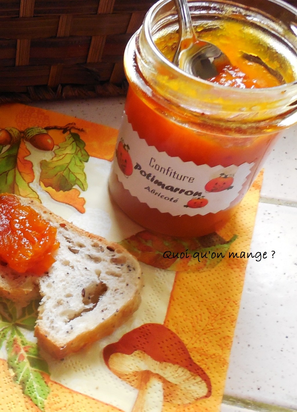 Confiture de potimarron aux abricots secs et jus&nbsp;d&rsquo;agrumes