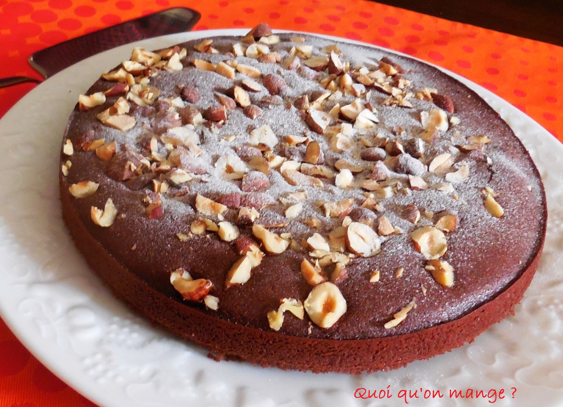 Financier chocolat aux fruits secs