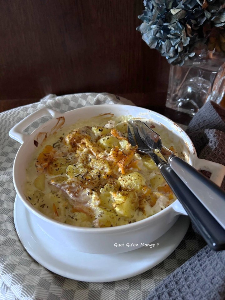 Haddock é Pommes de Terre à la Crème