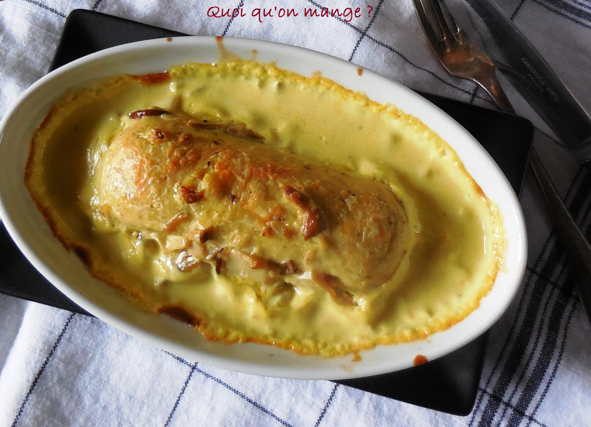 Quenelles aux cèpes des bois