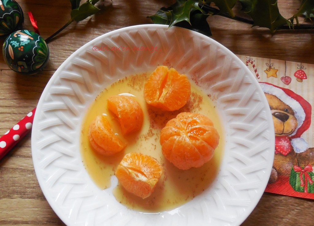 Clémentines aux épices de&nbsp;Noël