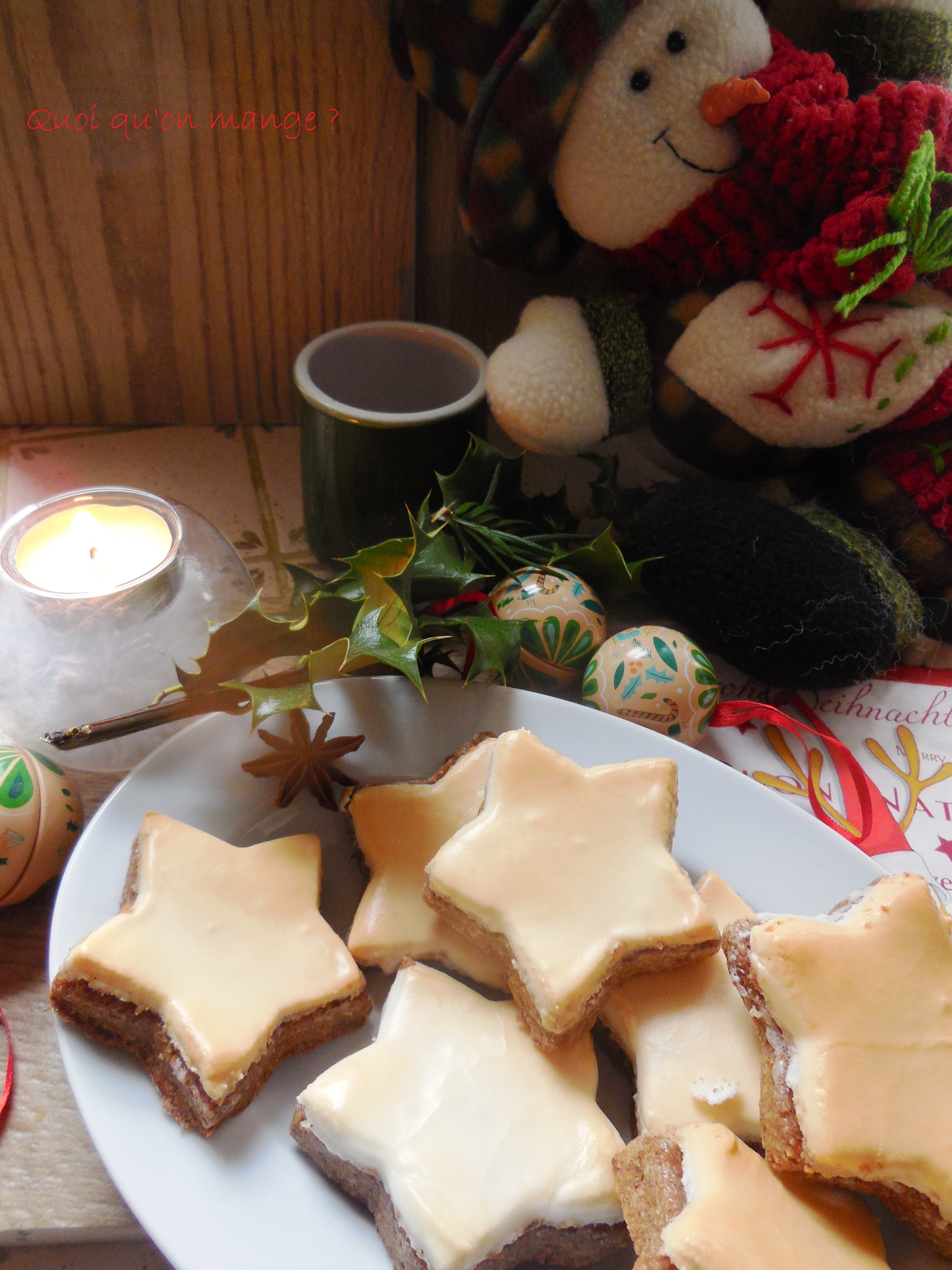 Zimtstern, bredele étoilé à la cannelle
